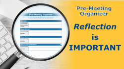 How Can You Ensure Your Pre-Meeting Organizers Are Completed and Utilized Effectively?