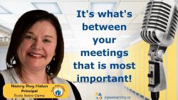 Planning for Purposeful Collaboration: Lessons Learned from Principal Nancy Roy Halun - Ep 27