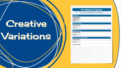 Are You Maximizing the Power and Impact of Your Pre-Meeting Organizer?