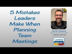 Five Mistakes Leaders Make When Planning Team Meetings - Ep 23
